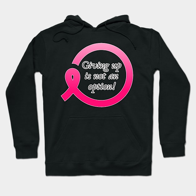 Breast Cancer Quote Hoodie by Pieartscreation